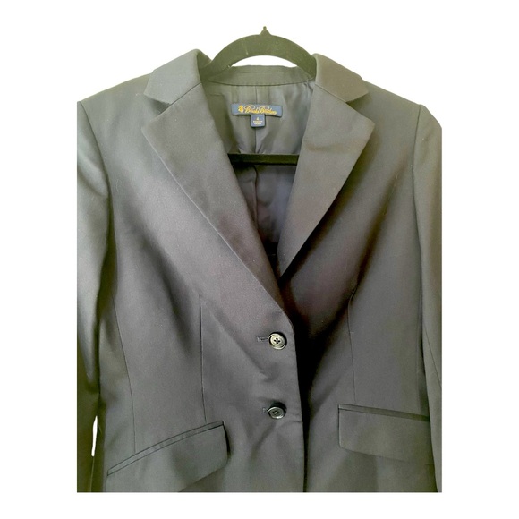 Brooks Brothers The Essential Stretch Wool Black Jacket size 4 - Picture 6 of 10